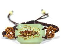 Real Paper Wasp Bracelet - GLOW IN THE DARK Insect Specimen Charm - YL1629