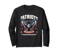 Real Patriots Fight Fascism Eagle USA Protest Long Sleeve T-Shirt