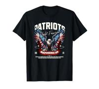 Real Patriots Fight Fascism Eagle USA Protest T-Shirt