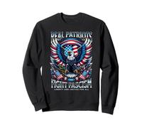 Real Patriots Fight Fascism Eagle USA Sweatshirt
