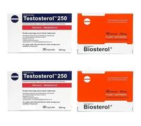 Real Pharm TESTOSTEROL 250 + BIOSTEROL Combo Pack. Mega-BOL UK Stock