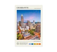 Real Photo, Charlotte Print Canvas Poster Wall Art Decor Print Picture Paintings for Living Room Bedroom Decoration 16x24inch(40x60cm)