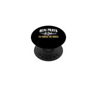 Real Pilots Fly Under The Wires Crop Dusting Farmer PopSockets Adhesive PopGrip