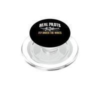 Real Pilots Fly Under The Wires Crop Dusting Farmer PopSockets PopGrip for MagSafe