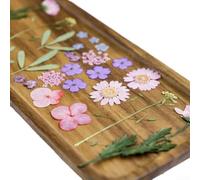 Real Pressed Flowers Set Vacuum Sealed for DIY(20A) | 58 real dried blooms, vibrant colors, perfect for resin casting, scrapbooking, and candle projects