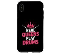 Real Queens Play Drums Female Drummer Musician Case for iPhone XS Max