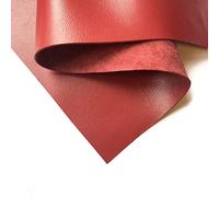 Real Red Leather Material Sheet: Genuine Red Lambskin Leather Sheet for Crafting, Sewing and Personalized Leather Projects (Sun Dried Tomato, 12x24In/ 30x60cm)