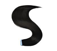 Real Remy Hair Tape In Human Hair Extensions Natural Hair Silky Straight Double Sided Tape Invisible Easy To Use(20inch)