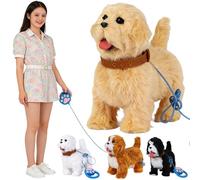 Real Robot Dog, Robot Puppy That Acts Like a Real Puppy, Robot Dogs Realistic, Interactive Walking Plush Figures Robots Dog with Touch Sensing, Voice Mimic, Lifelike-Sounds, Tongue & Licking Motion