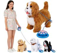 Real Robot Dog, Robot Puppy That Acts Like a Real Puppy, Robot Dogs Realistic, Interactive Walking Plush Figures Robots Dog with Touch Sensing, Voice Mimic, Lifelike-Sounds, Tongue & Licking Motion