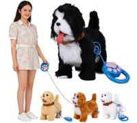 Real Robot Dog, Robot Puppy That Acts Like a Real Puppy, Robot Dogs Realistic, Interactive Walking Plush Figures Robots Dog with Touch Sensing, Voice Mimic, Lifelike-Sounds, Tongue & Licking Motion