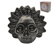 Real Screaming Aztec Death Whistle, Loudest Authentic Terrifying Human Scream Whistle for Sports & Safety At 125+ Decibels, Collectible, Halloween Atmosphere Creation (Midnight Black)