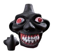 Real Screaming Aztec Death Whistle Shaped, Sound, Collectible | Aztec War Whistle for Modern Application Horror Sound Effects, Halloween Props, Music Healing, Pranks