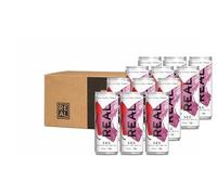 REAL Sec Slow Fermented Sparkling Tea - 12 x 250 ml Cans | Fermented First Flush Darjeeling Tea & Grape Skin | 100% Natural | Vegan & Gluten-Free | Gently Sparkling | Award-Winning | Made in the UK