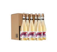 REAL Sec Slow Fermented Sparkling Tea - 6 x 75 ottles | Fermented First Flush Darjeeling Tea & Grape Skin | 100% Natural | Vegan & Gluten-Free | Gently Sparkling | Award-Winning | Made in the UK