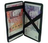 Real Sheep Nappa Leather Magic Wallet Milkman Taxi Trader Bus Smart Puzzle Drive