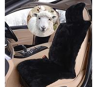 Real Sheepskin Car Seat Covers for Cars SUV Trucks Van RV Motorhome Front Seats Genuine Sheepskin Seat Covers fluffy Car Seat Covers Sheepskin Automotive Seat Covers - Universal (One Piece)