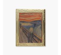 REAL SIC - Art Frame Enamel Pin - Premium Gold-Plated Frame with Famous Artist Masterpiece Prints, Van Gogh, Cezanne, Klimt, Rousseau - Perfect for Jackets, Hats, Backpacks, Gift Giving, and
