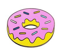 REAL SIC Donut Enamel Pin - Classic Simpsons Donut Pin for Backpacks, Jackets, Hats & Tops, Iron, no gemstone
