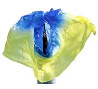 Real Silk Belly Dance Veils Women Belly Dance Veil Scarf Silk Veil Belly Dance Red orange yellow 25(06,400x114cm)