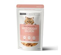 Real Simplicity Freeze Dried Adult Cat Treats, Nutritious Single Protein Bites for Treating or Meal Topping, Natural Ingredients, 95% Wild Caught Salmon, Supports Healthy Skin & Coat, 30g