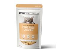 Real Simplicity Freeze Dried Adult Cat Treats, Nutritious Single Protein Bites for Treating or Meal Topping, Natural Ingredients, 95% Cage Free Chicken Recipe, Supports Muscle Maintenance, 30g