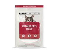 Real Simplicity Lickable Cat Treats for Adult Cats, Creamy Protein Treats with 47% Grass-Fed Beef, Hydrating Snack & Meal Topper, Supports Nerve Function, 4 x 12g Sachets