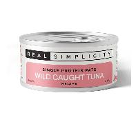 Real Simplicity Single Protein Pate Wild Caught Tuna Wet Cat Food - 6 x 79g