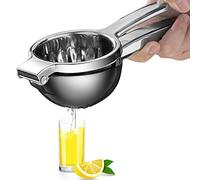 Real Stainless Steel Lemon Squeezer Citrus Juicer Hand Press Heavy Duty Manual Squeeze Juice Extractor Maker Orange Lime Grapefruit Presser