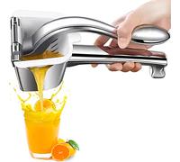 Real Stainless Steel Lemon Squeezer Citrus Juicer Hand Press Heavy Duty Manual Squeeze Juice Extractor Maker Orange Lime Grapefruit Presser