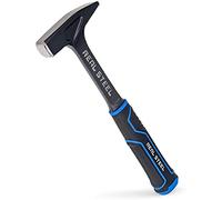 REAL STEEL 0572 Cross Pein Blacksmith Hammer, Forged in One Piece Steel, 11-Ounce