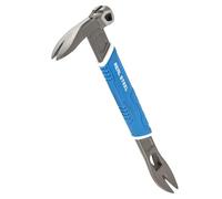 REAL STEEL 10" Nail Puller Cats Paw Pry Bar with Magnetic Hammer Head Crowbar for Nail Removal Prying Baseboard 0692