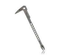 Real Steel 12" Titanium Nail Puller Double Ended Cats Paw Pry Bar Crowbar Construction 0694