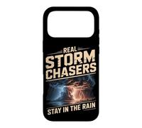 Real Storm Chasers Stay In The Rain Severe Weather Case for iPhone 17 Pro Max