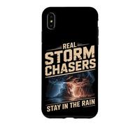 Real Storm Chasers Stay In The Rain Severe Weather Case for iPhone XS Max