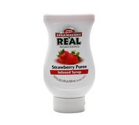 Re’al Syrup | Strawberry Puree Infused Fruit Syrup | Made with Real Fruit | 500ml |Natural Ingredients| Cocktails, Baking, Smoothies, Mixing Drinks, Desserts