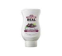 RE'AL Syrups Black Cherry Puree Infused Fruit Syrup, Great for Cocktails, Cooking, Baking and Desserts, 500ml