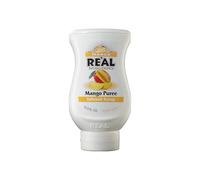 RE'AL Syrups Mango Puree Infused Fruit Syrup, Great for Cocktails, Cooking, Baking and Desserts, 500ml