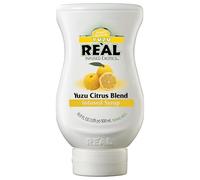 Reàl Syrups | Reàl Yuzu Citrus Blend Infused Fruit Syrup | Real Yuzu juice | Great for Cocktails, Cooking, Baking and Desserts | 500ml