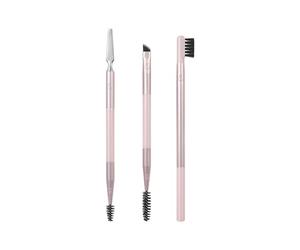 Real Techniques Brow Styling Set, For Lifting and Styling, Fill and Style, Dual-ended, Full Kit for Eyebrows, Get Full, Laminated, or Natural Brows, Multiuse Tools, 3 Piece Set