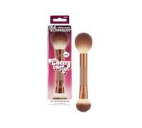 Real Techniques Cherry On Top It’s All Blush Brush, Dual-Ended & Multipurpose Makeup Brush for, Powder, Liquid & Cream Blush, Synthetic Bristles, Vegan & Cruelty-Free Face Brush, 1 Count