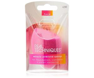 Real Techniques Chroma Miracle Complexion Makeup Blending Sponge, For Liquid and Cream Foundations, Dewy or Matte Finish, 1 Count