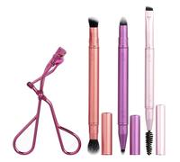 Real Techniques, Double Time Brush + Lash Set, 4 Piece Set