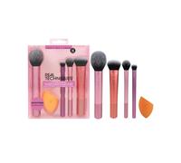 Real Techniques Everyday Essentials + Makeup Sponge Kit, Makeup Brushes and Makeup Blender Sponge, For Foundation, Blush, Bronzer, Eyeshadow, and