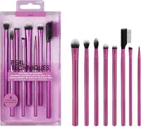 Real Techniques Everyday Eye Essentials Makeup Brush Set, Eye Brushes for Liner