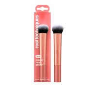 Real Techniques Expert Face Makeup Brush, For Liquid and Cream Foundation, Blush, and Bronzer, Buildable Coverage for Base Makeup, Dense, Synthetic