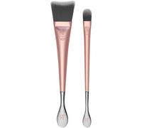 REAL TECHNIQUES Face and Eye Jar Brush Duo for Hands Free Skin Care Application