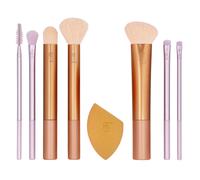 Real Techniques, Level Up Brush + Sponge Set, 8 Piece Set