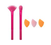 Real Techniques Limited Edition Starlite Nights Brush + Sponge Kit, Makeup Br...