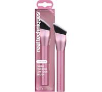 Real Techniques Cheek Hugging Contour Brush, Angled Makeup Brush for Cream Contour Liquid Bronzer & Sculpting, Precision Face Shaping, UltraPlush Bristles, Cruelty-Free, 1 Count